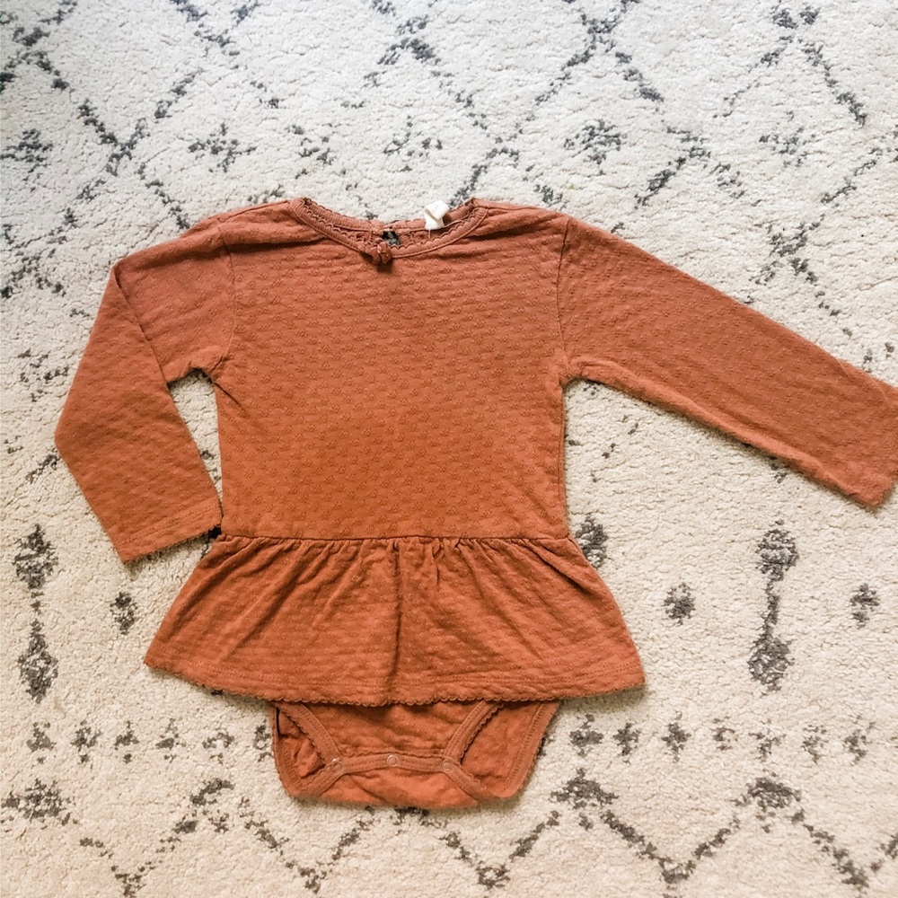 Quincy Mae skirted onesie